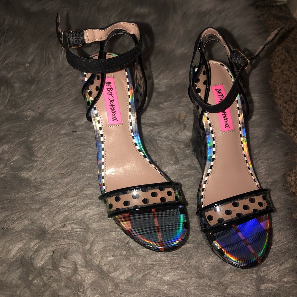 Betsy Johnson wedges never worn before